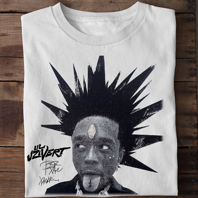New Popular Lil Uzi Vert Hip Hop Gift For Fan White S-2345XL T