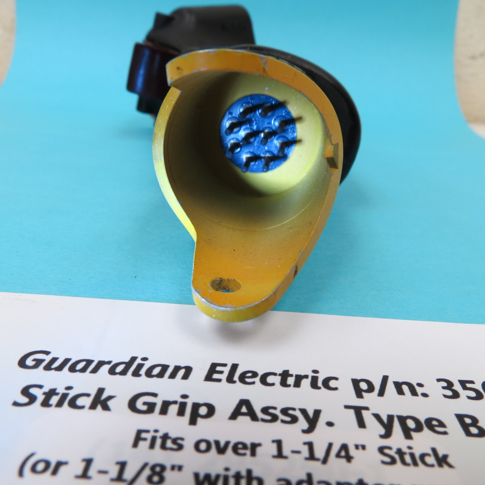 Type B-7A Pilot Stick Grip Control With 10 Pin Adapter Guardian Electric 35676