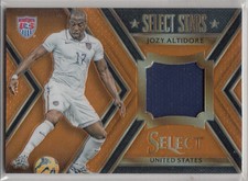 2015-16 PANINI SELECT SOCCER JOZY ALTIDORE SP JERSEY/149 USA PRIZM ORANGE