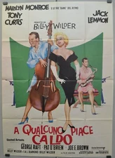 SOME LIKE IT HOT BILLY WILDER JACK LEMMON MARILYN MONROE CURTIS MOVIE POSTER