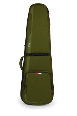 Gator Cases ICON Series, Weather Resistant Gig Bag for Bass Guitars - Green
