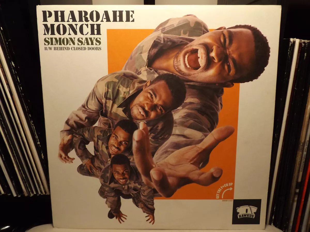 PHAROAHE MONCH - SIMON SAYS / BEHIND CLOSED DOORS (12) 1999!!! RARE!!!