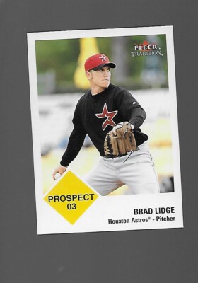 2003  Brad Lidge. Fleer Tradition, Prospect