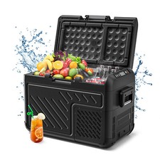WOLFBOX 12V Portable Refrigerator 26 Quart Car Fridge RV Car Refrigerator