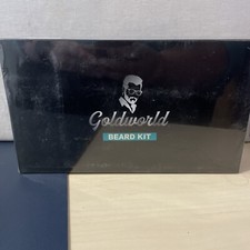 Goldworld Beard Kit - 6 PC Beard Grooming Kit, New & Sealed.