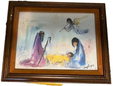 Christmas Nativity De Grazia Framed Print