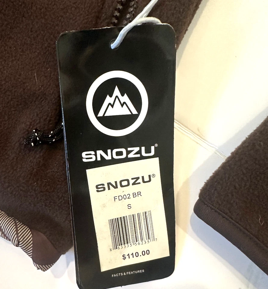 Jaqueta SNOZU Feminina Performance Zíper Completo Nova/etiquetas Tamanho M Varejo $110 - Imagem 3 de 4