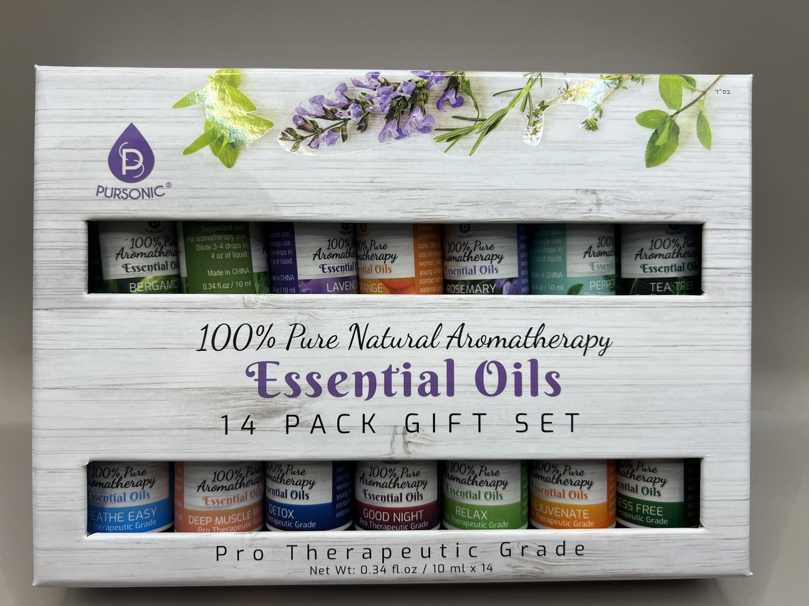 Essential Oils 14 Pack Gift Set 100% Pure Natural Aromatherapy Pro Grade-image