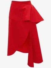 NWT J. W. Anderson Peplum Split Skirt UK 10/US 6