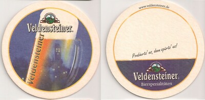 Veldensteiner, Neuhaus/Peg. - Beer mat ''Try it, then feel it!''