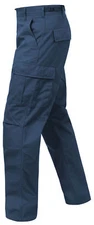 NAVY BLUE  ROTHCO 5929 BDU PANTS 100%COTTON RIPSTOP CARGO UNIFORM SECURITY S- 2X