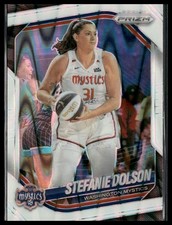 2025 Panini Prizm WNBA #112 Stefanie Dolson White Seismic Prizms (i20577)