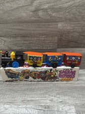 Vintage Wind Up ZIG-ZAG Western COMIC EXPRESS TIN TOY TRAIN With BOX