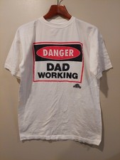 Vintage 90s Home Improvement TV Show Shirt Sz Large DANGER: Working Dad VTG Tee
