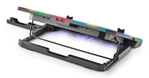 NGS HERO STAND Laptop Cooling Stand with RGB Lighting and 6 Fans - 第 3/5 張圖片