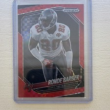Panini 2025 Prizm Black Ronde Barber Red Power Prizm #143 /75 Buccaneers