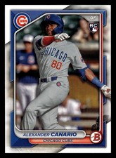 Alexander Canario 2024 Bowman #21 Chicago Cubs ROOKIE BUY10GET5FREE