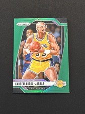 2024-25 Panini Prizm Kareem Abdul-Jabbar Legends Green Prizm #279