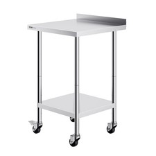 24 x 24 x 40 Inch Stainless Steel Work Table, Commercial Food Prep Worktable wit