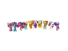 My Little Pony Unicorn Party Celebration Mini 1.5” Figures/ Cake Toppers:10 Pack