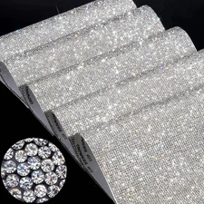 60000 Pieces Self-Adhesive Bling Crystal Rhinestones Sheet Glitter Crystal Gem S