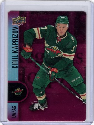 Kirill Kaprizov 2022-23 UD Tim Hortons Hockey Red Die-Cut DC-20 Minnesota Wild