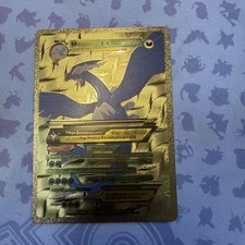 M Shadow Lugia Ex Hp1000 Gold Foil Fan Art Display Card NM