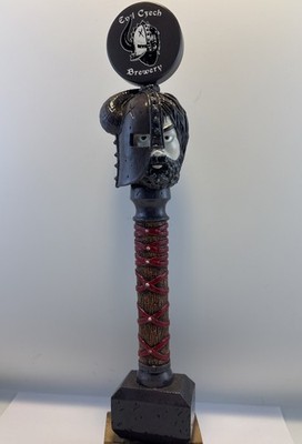 Beer Tap Handle Evil Czech Brewing Beer Tap Handle Figural Viking Tap Handle