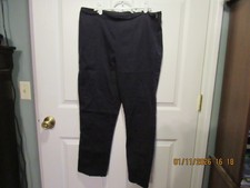 Womens Vintage Tommy Hilfiger Hip Hugger Pants Stretch Size 14 Navy Blue