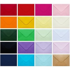 60 Pack Colored Envelopes 4x6, Self Adhesive A4 Envelopes for Greeting Cards,...