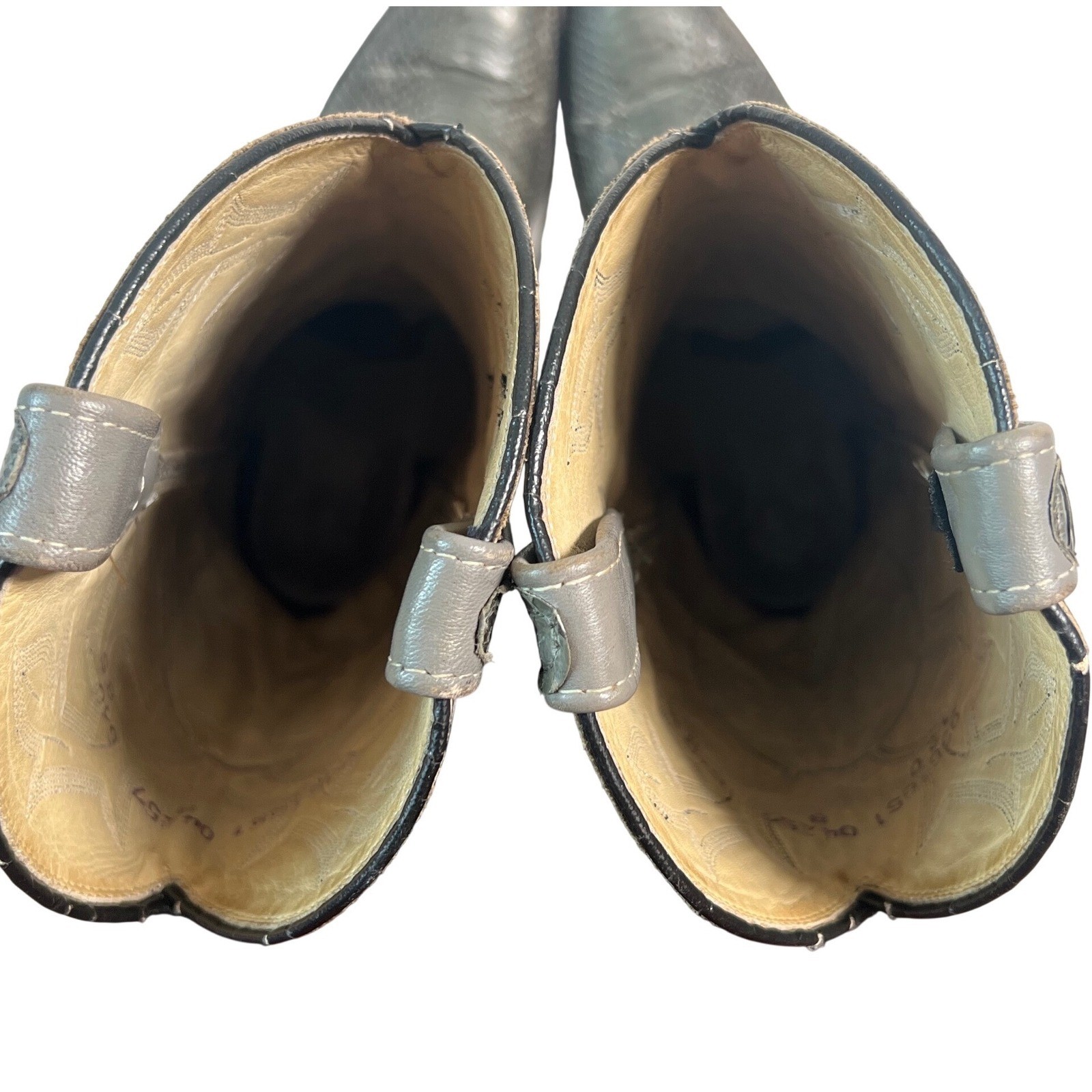 Dan Post Womens Gray Snakeskin Python Western Cow… - image 5