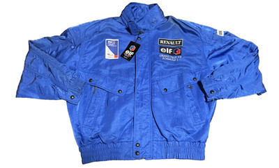 Renault elf Formula 1 Grand Prix Racing Team Jacket Size L Made In Japan Vintage