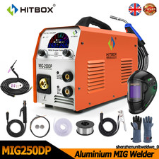 250Amp 5in1 MIG Welding KIT IGBT Pulse Aluminium MIG/TIG/MMA Welder Gas/Gasless