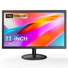 Eyoyo 22 Inch 1080P 75Hz Security Monitor HDMI VGA BNC AV USB for CCTV DVR NVR