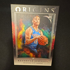 Panini 2023-24 Origins Keyontae Johnson Oklahoma City Thunder #83 Rookie Card. rookie card picture