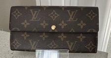 Louis Vuitton LV Long Wallet Portefeuille Sarah Brown Monogram