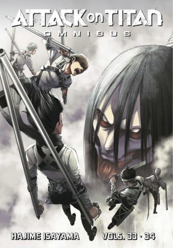 Attack on Titan Omnibus 12 (Vol. 33-34) by Hajime Isayama (English) Paperback Bo