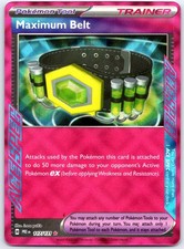 Maximum Belt 154/162 Temporal Forces Pokemon Holo