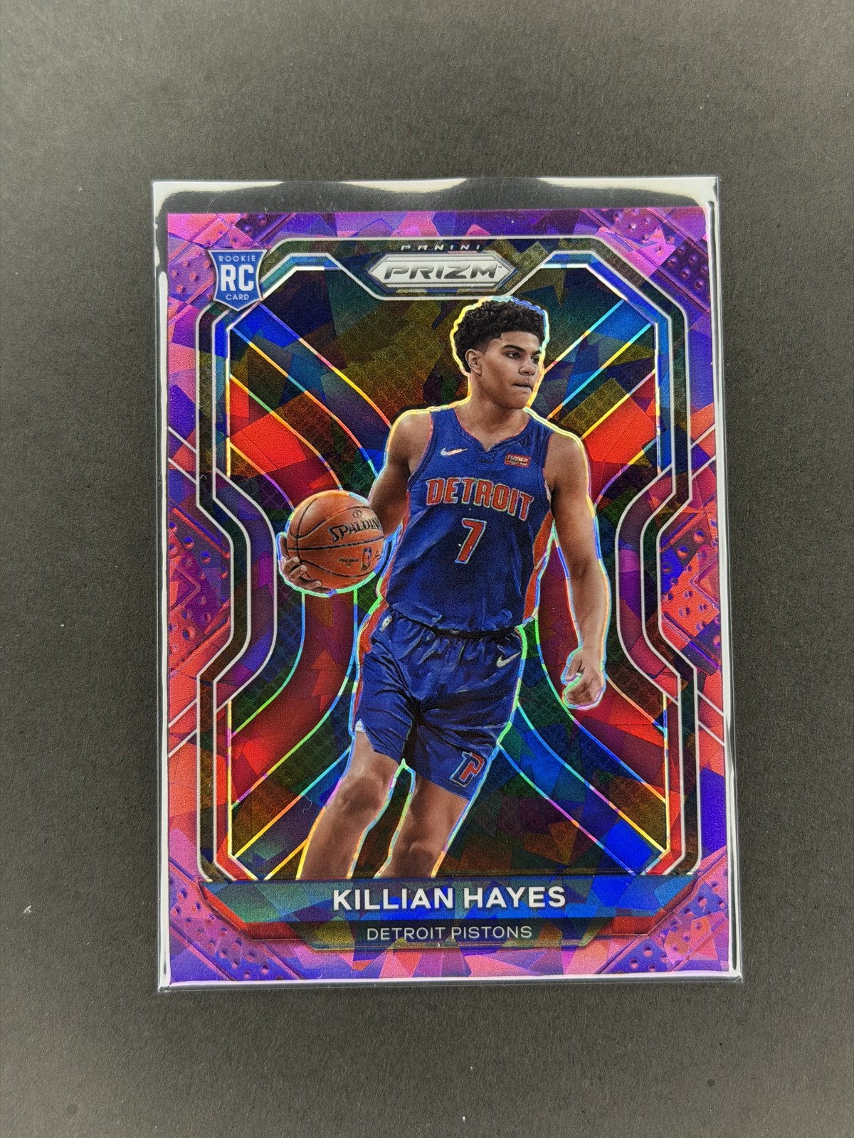 2020-21 Panini Prizm - Killian Hayes #270 Purple Ice Prizm /175 (RC)
