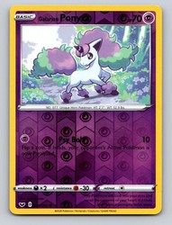 Galarian Ponyta 081/202 Sword & Shield Base Set Reverse Holo