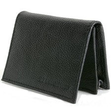 Leather Wallet Expandable Card Case Front Pocket Thin Slim ID Window Credit Card