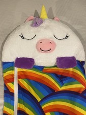 Happy Nappers Sleeping Bag Pillow Arianna Rainbow Unicorn Convertible Sleep Sak