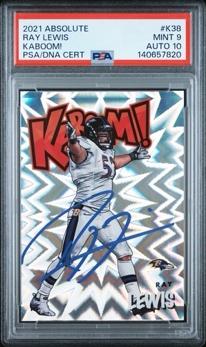 Ray Lewis #K38 2021 Panini Absolute Kaboom card