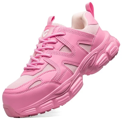 Sicherheitsschuhe Damen Leicht Arbeitsschuhe rutschfest mit Stahlkappe Sportl... - Bild 1 von 4