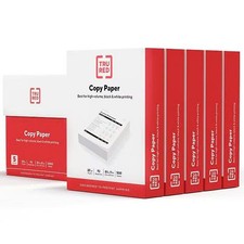 TRU RED 8.5 x 11 Copy Paper - 20 lbs, 92 Brig...