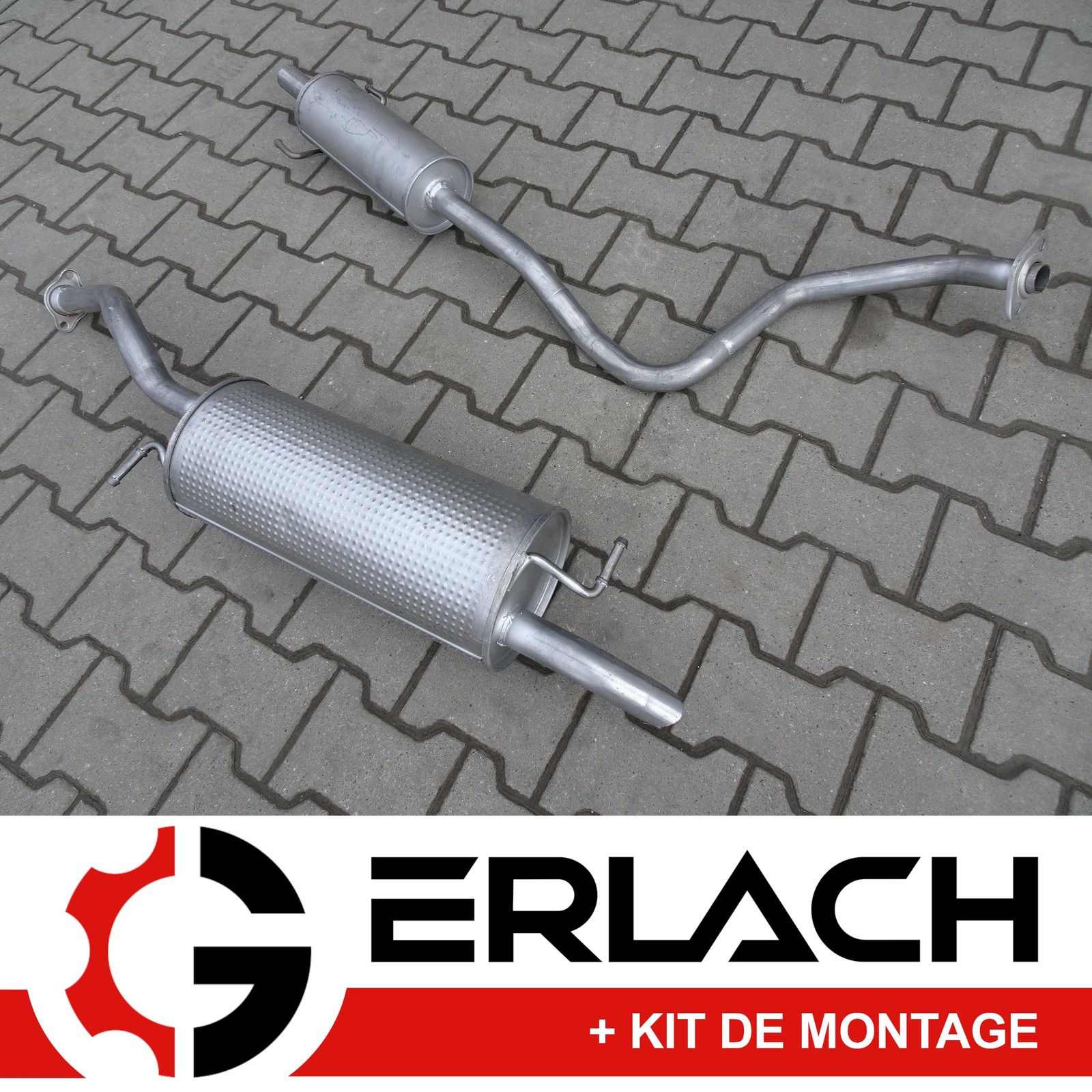 Echappement silencieux Toyota Prius 1.5 Hybrid 4935 pot de détente de rechange arrière