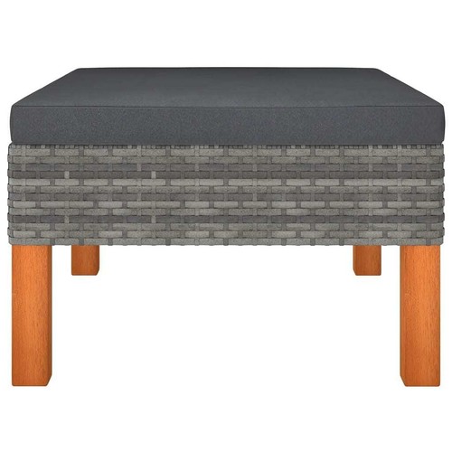 Footstool Grey - Picture 2 of 5
