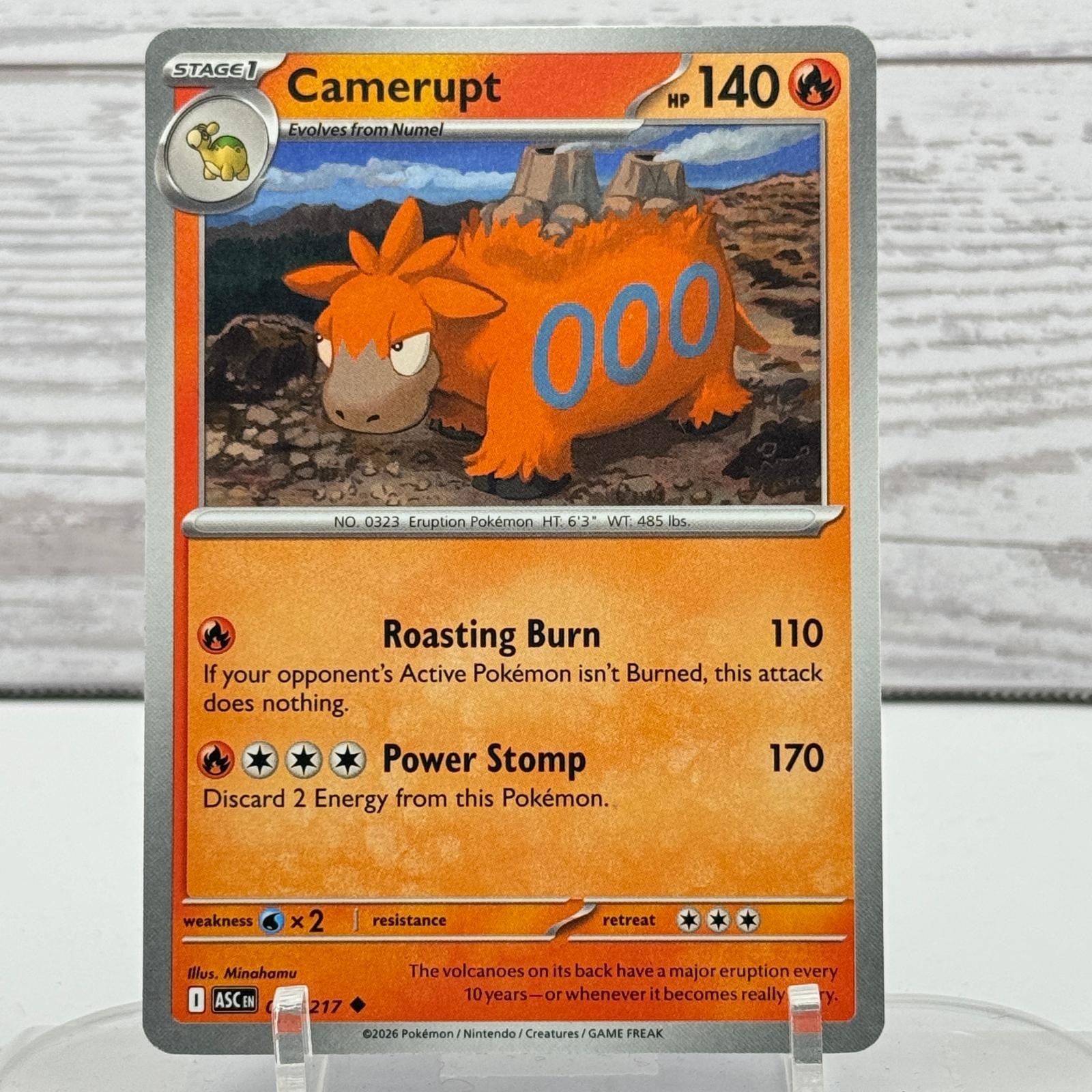Camerupt 028/217 Ascended Heroes Pokemon NM