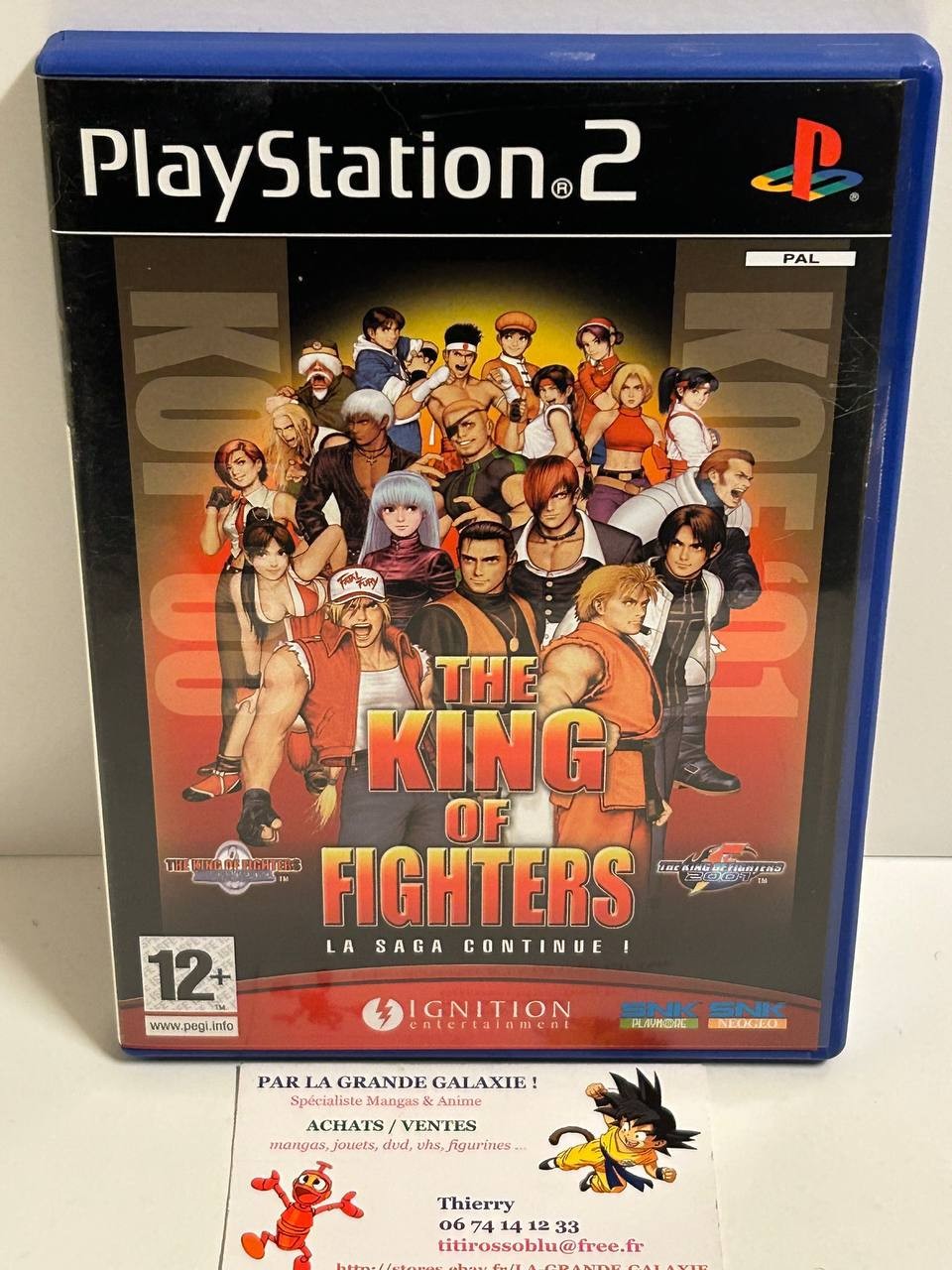 Jeu Vidéo Sony PS2 Saga The King Of Fighters 2000-2001 PAL CIB SNK / Ignition