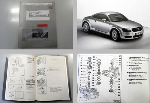 Reparaturleitfaden Audi TT 8N 5 Gang Schaltgetriebe 02J (DZF) ab 1999